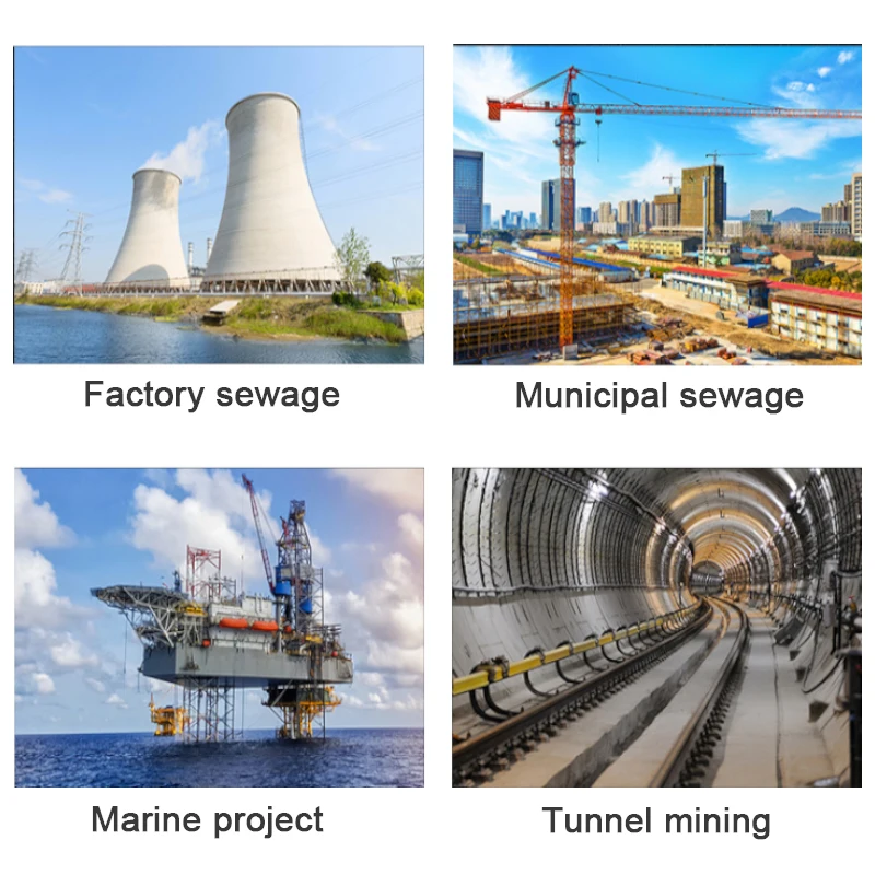 Bomba de água submersível de esgoto de cabeça alta Bomba de elevação de esgoto Bomba de esgoto submersível de ferro fundido para água profunda