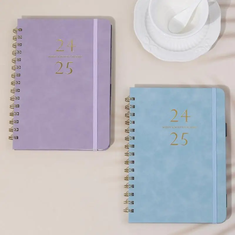 2024 Notebook Weekly Planner Notebooks Diary Agenda Book Planner Note Book Multifunctional Calendar Agenda Notepad For Work