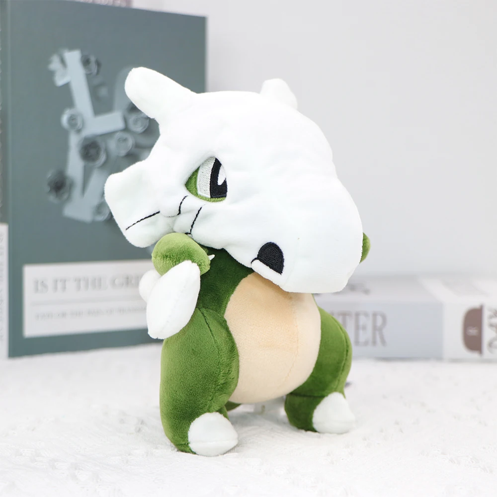Cubone brinquedos de pelúcia cor incomum cubone macio animais de pelúcia brinquedo dos desenhos animados decoração aniversário todas as estrelas coleção presente 7 Polegada