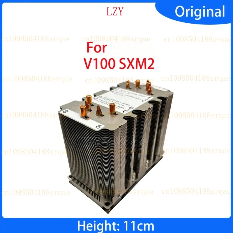 

Original Radiator for TESLA V100 SXM2 GPU Graphics Operation Card Heatsink Cooler Heat Sink 11CM