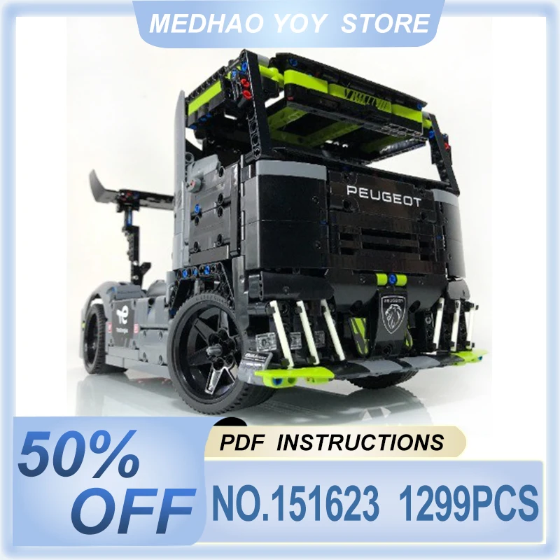 

Retrofit MOC-151623 Technical Truck Speed Supercar Model Building Block Compatible 42156 Brick Puzzle DIY Toy Christmas Gift Kid