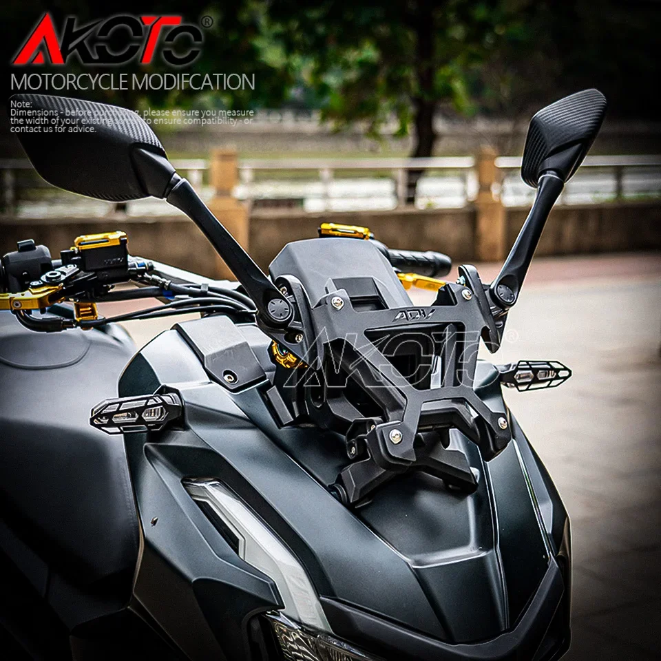 Motorcycle Mirror Adapter Adjustable Fixing Bracket Mirror Bracket FOR HONDA ADV160 ADV 160 2023 2024 Accessories