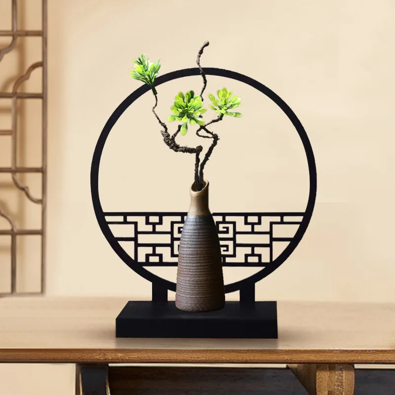 LTT small screen desktop ornament green plant new Chinese living room simulation flower ornament