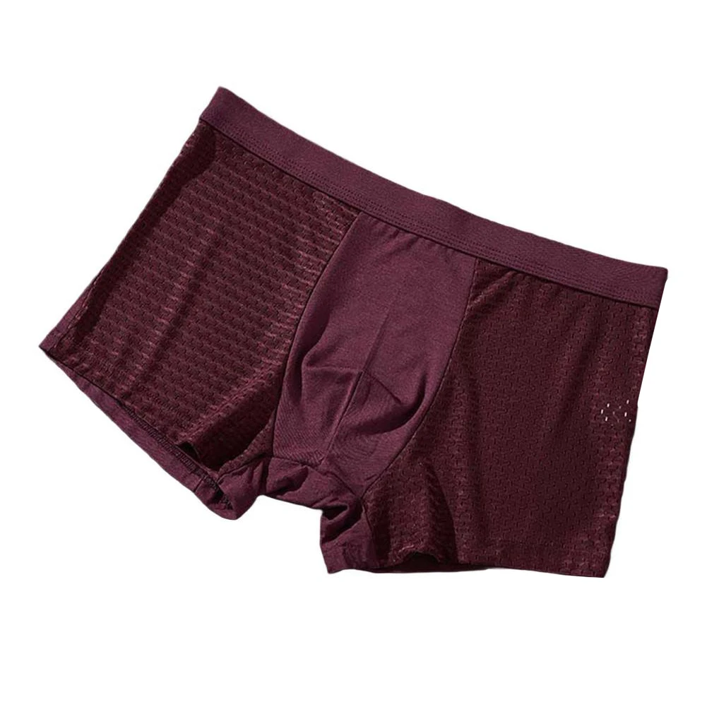 Breathable Boxershorts Men Underwear Active Lifestyle Grey 5 Spandex Blend 95 Polyester Material Classic Style