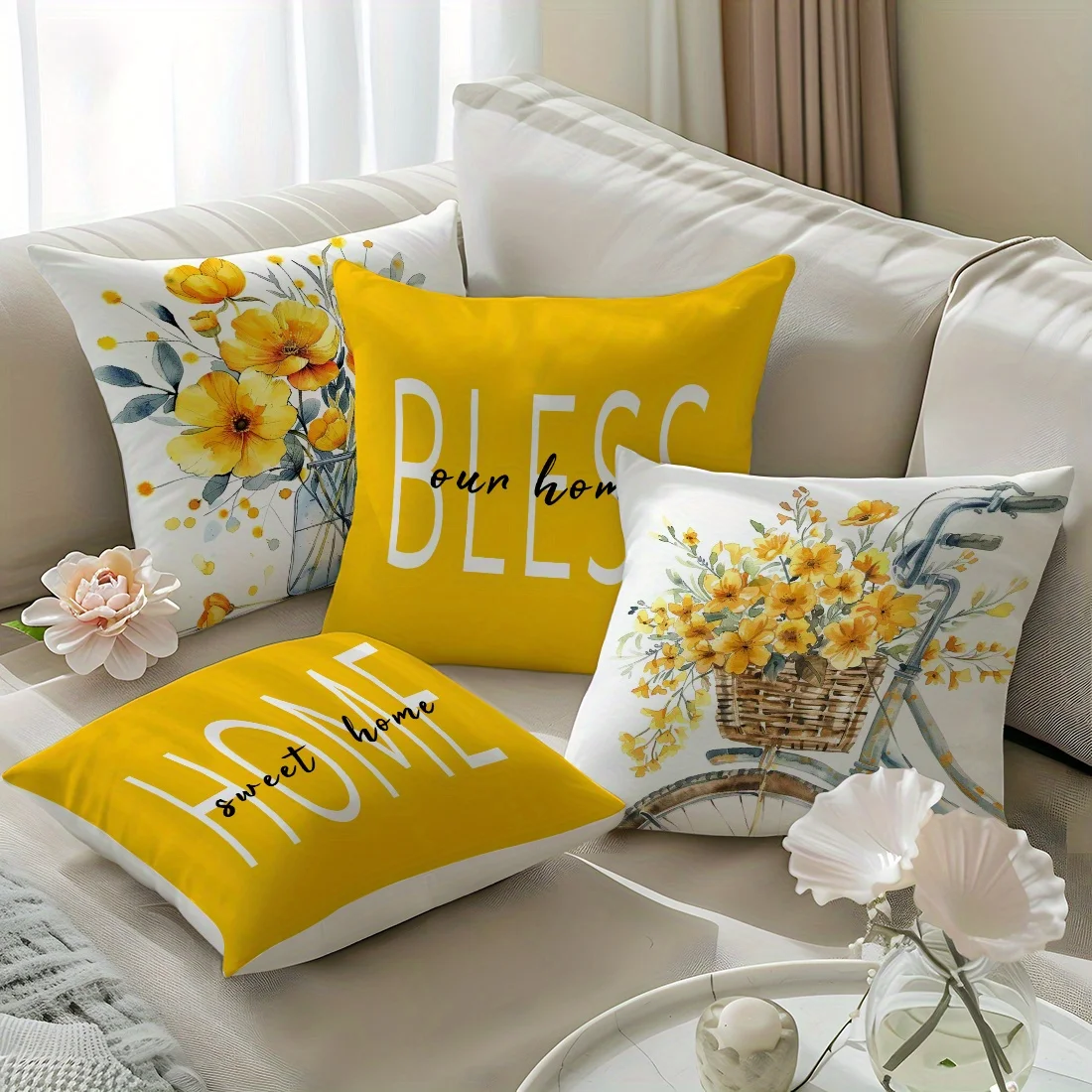 Juego 4 Fundas Cojí…