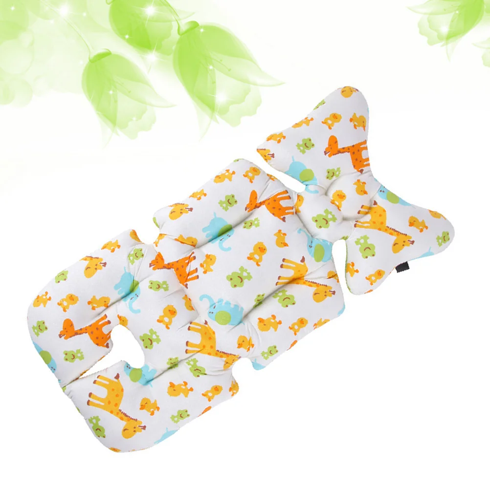 

Newborn Toddler Pure Cotton Stroller Seat Liner Cushion For Car Seats Prams Head Body Support Pillow Breathable Infant Stroller