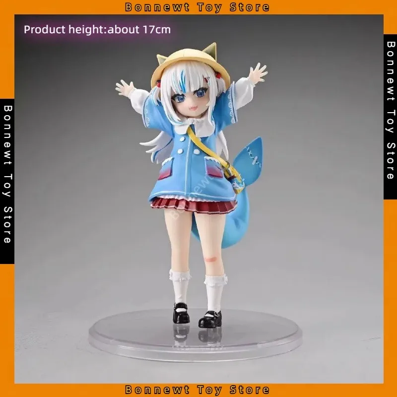 

New 17cm Virtual Idol Garwu Gula Little Shark Sister Kindergarten 2D Beautiful Girl Boxed Figure