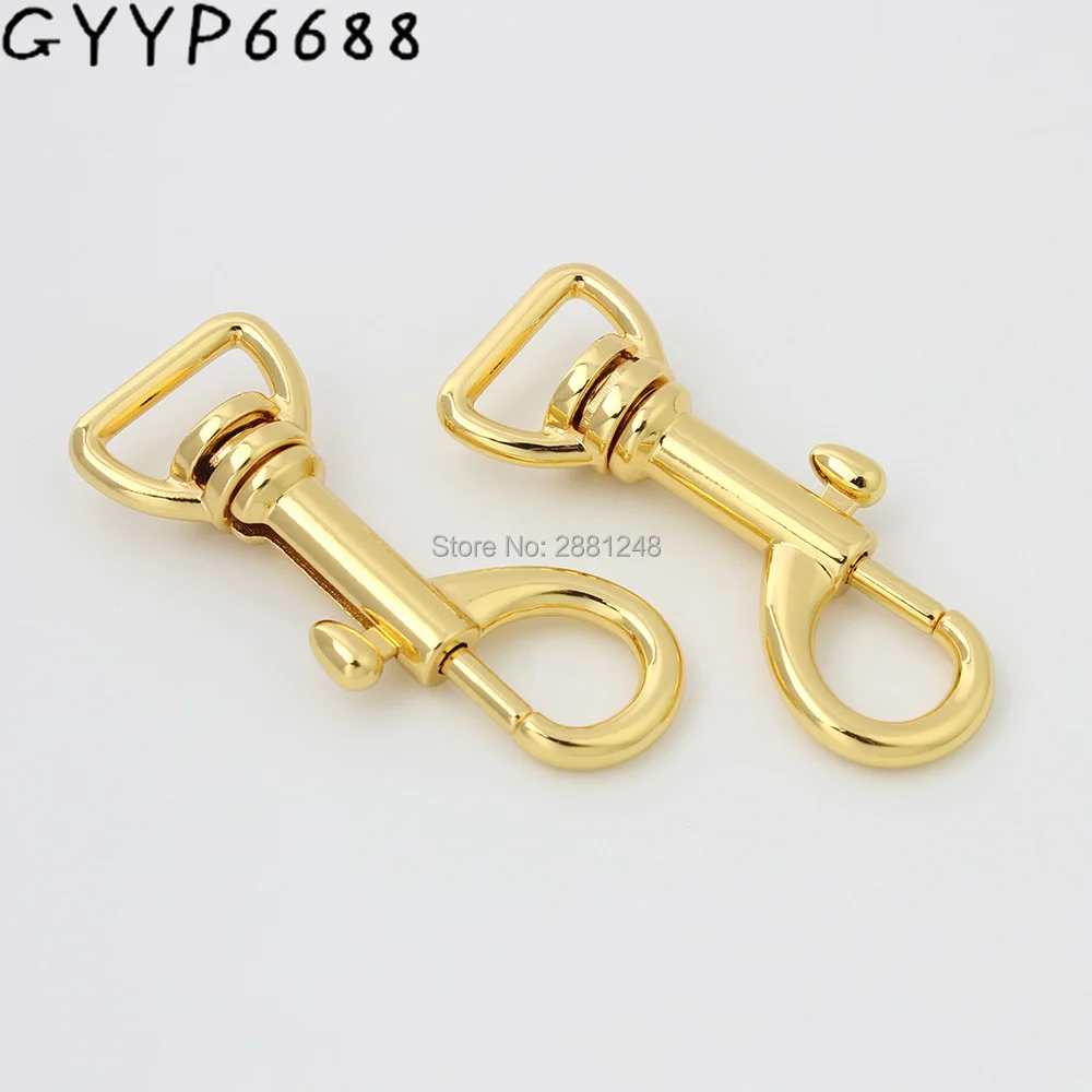 10-30-100pcs 16mm 19mm trigger swivel bag hook clasps  for bags lobster claws hooks for DIY leather goods metal parts