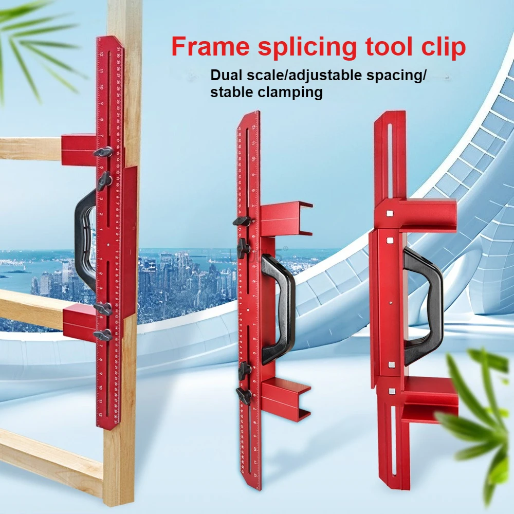 Frame Splicing Tool Clip 90 Degree Right Angle Fixator Welding Adhesive Frame Fixing Angle Welding Tool Woodworking Clip Sturdy