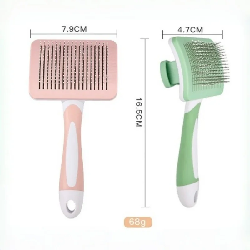 1 Uds. Cepillo de aseo para mascotas, removedor de pelo debajo del abrigo, cepillo rebanador para perros y gatos, peine para desenredar, herramienta de deshedding