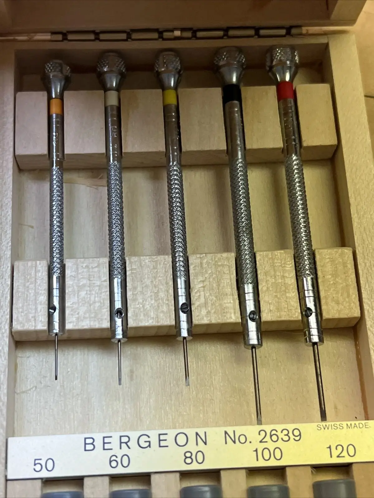 Bergeon 2639 ScrewDrivers “NOS