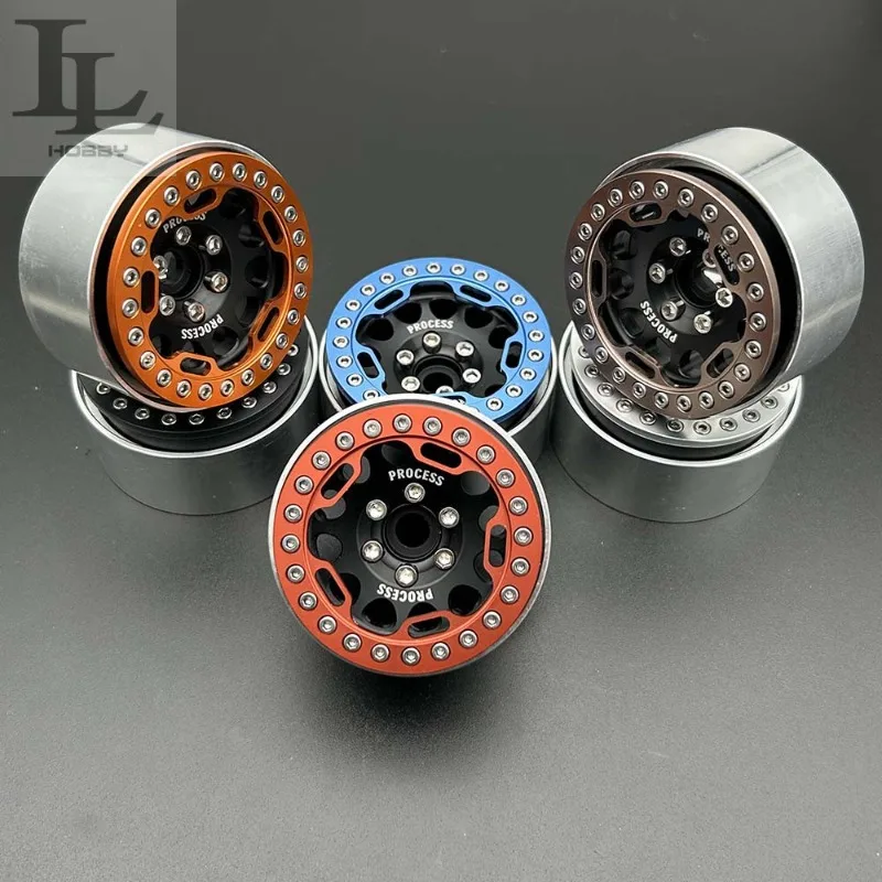 

1.9-inch Metal Wheel Hub for 1/10 RC Crawler Car AXIAL SCX10 Traxxas TRX4 Defender Bronco Upgrade and Modify Accessories 1pcs