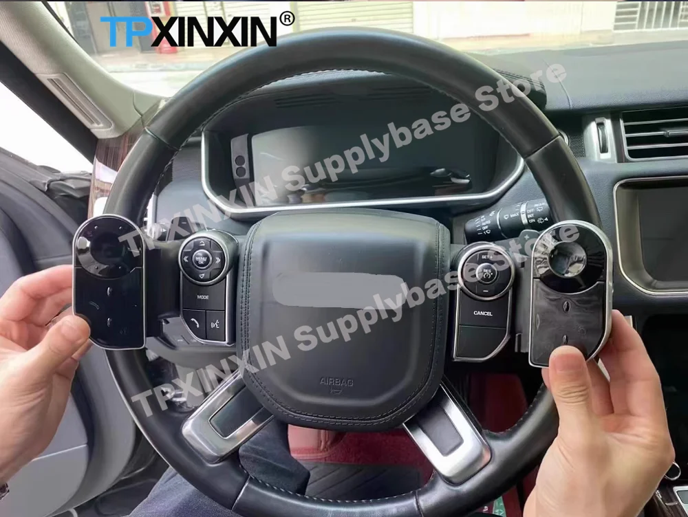 Smart Car Steering Wheel Control Buttons For Range Rover Vogue L405 Sport L494 Disovery 5 Touch Buttons Control Keys