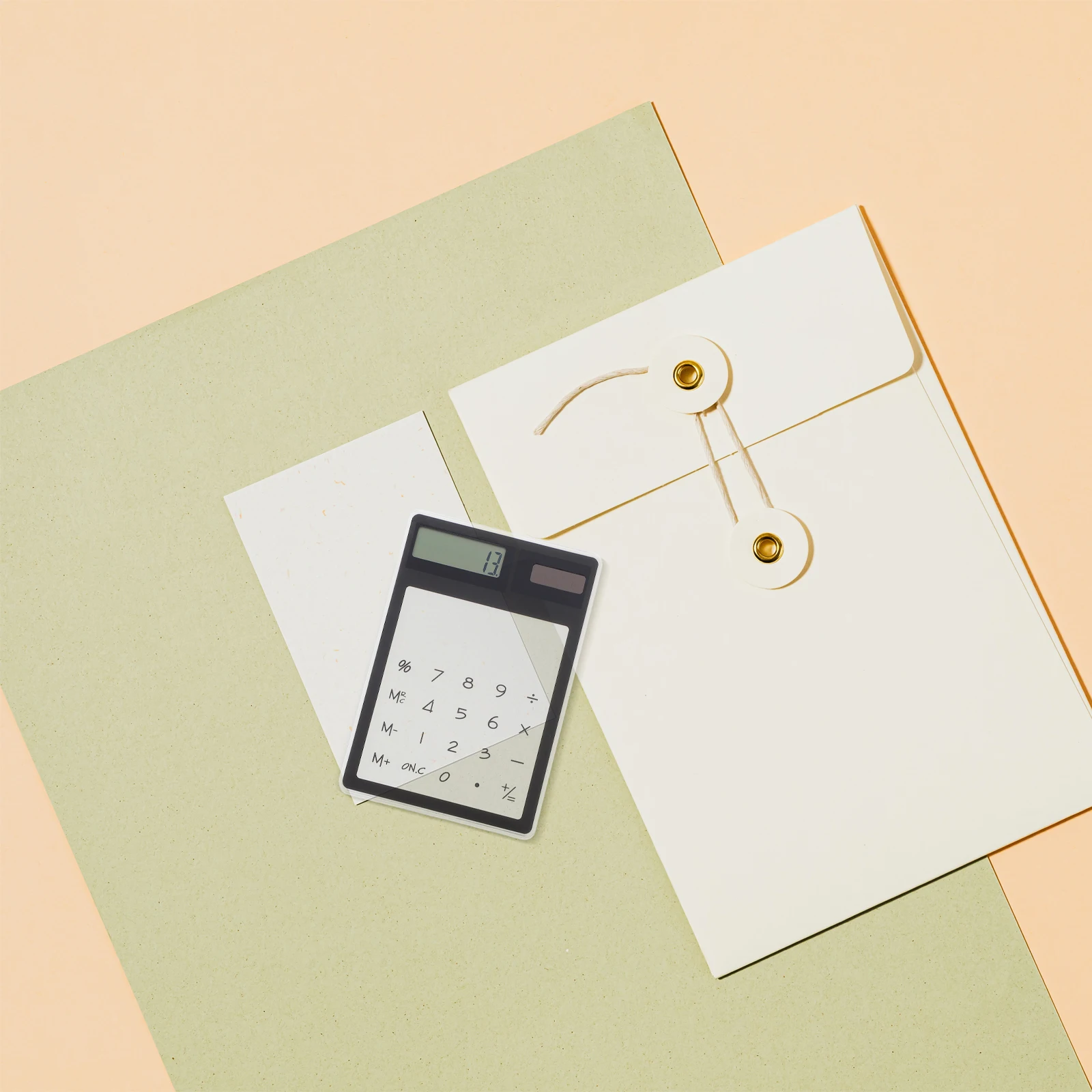 

Solar Calculator Panel Powered Small Cool for Scientific Transparent Touch