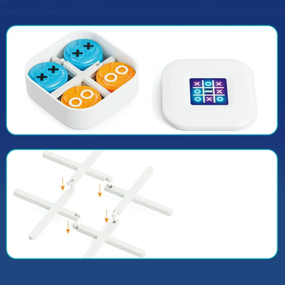Noughts and Crosses Tac Toe Games Developing Intelligent Educational Handheld Bolt Game 2 Players Montessori Puzzle Table Game