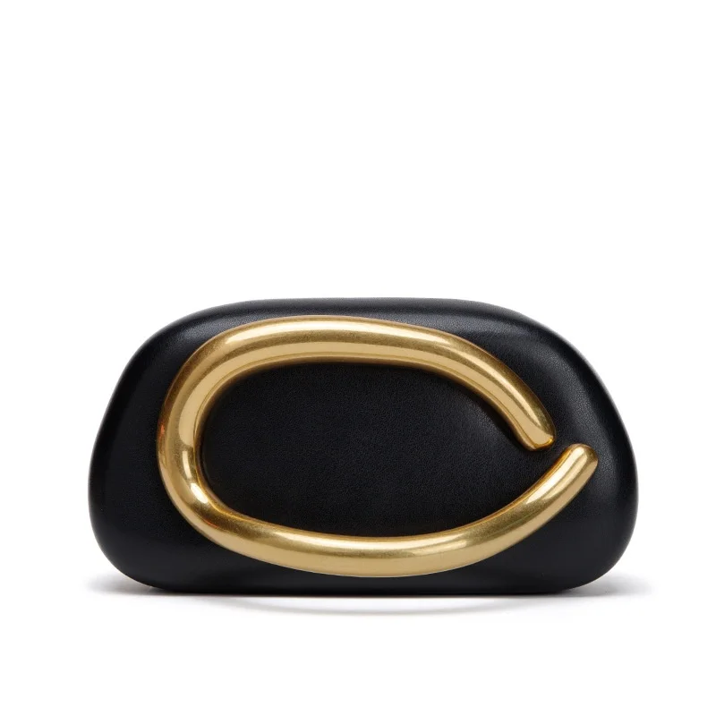 

New 2025 Ele Box Bag Faion Handheld Dinner Bag Simple Exquisite Single oulder Chain Bag Street Cool Sle Magnetic Bu...