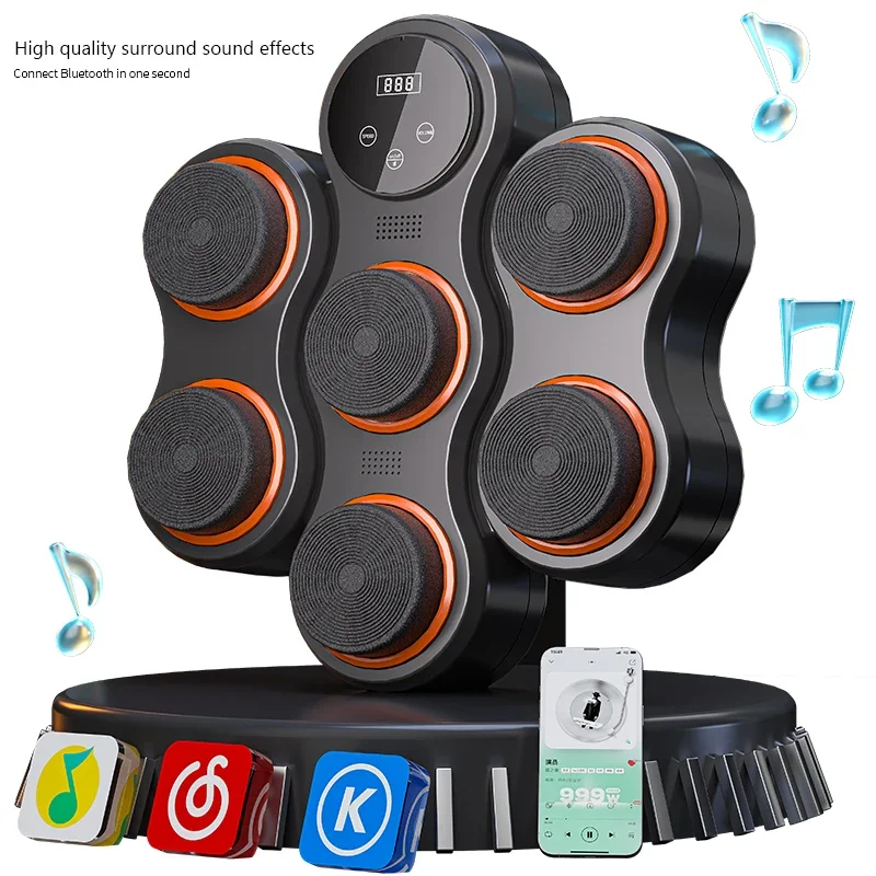 New Smart Music Boxing Machine Adult/Children Sports Fitness Boxing Trainer Home Exercise Response Training Boxing Wall Target