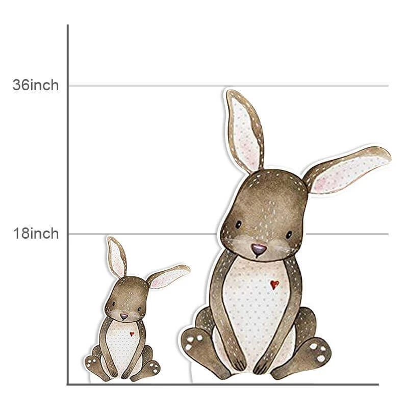 18/24/36inch Rabbit Cut Out  Jungle Animals Party Backdrop Cardboard KT Board Party Decor Baby Shower Birthday Animal Balloon