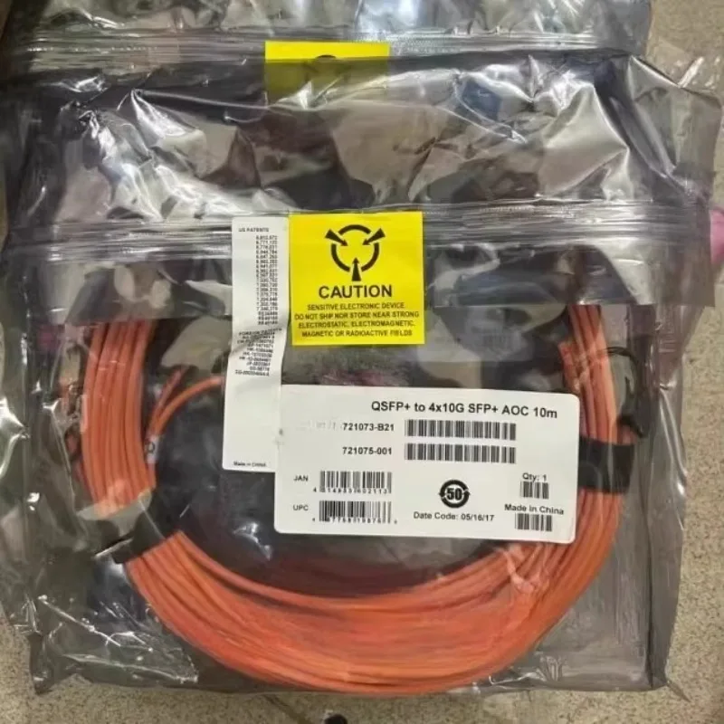 Optical Cable 40G QSFP+ to 4X10G SFP+ AOC 10M for HPE 721073-B21 721075-001