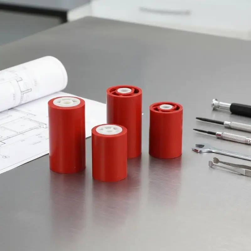 Carton Sealer Rubber Wheel Replacement Part 80mm for Automatic Adhesive Sealing Box Machine Durable Use