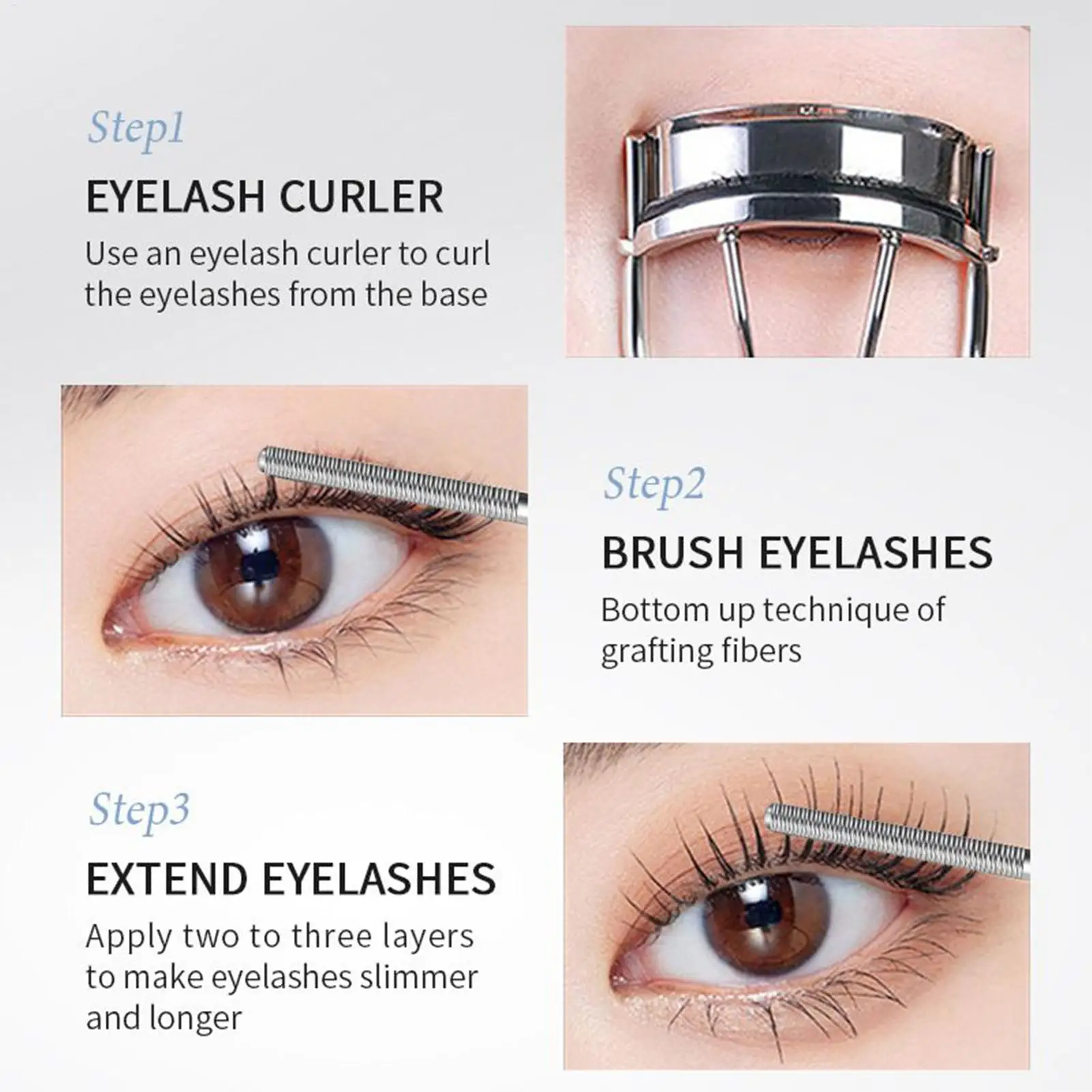 Czarny metalowy tusz do rzęs, wodoodporny metalowy tusz do rzęs, długotrwałe podkręcanie rzęs, lekkie i objętość nadającą niezwykłe rzęsy.