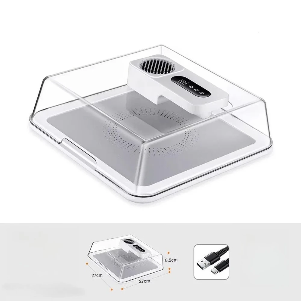 C-type rechargeable defrost box, ultra-fast fresh food recycling machine, meat, seafood, frozen food defrosting tray