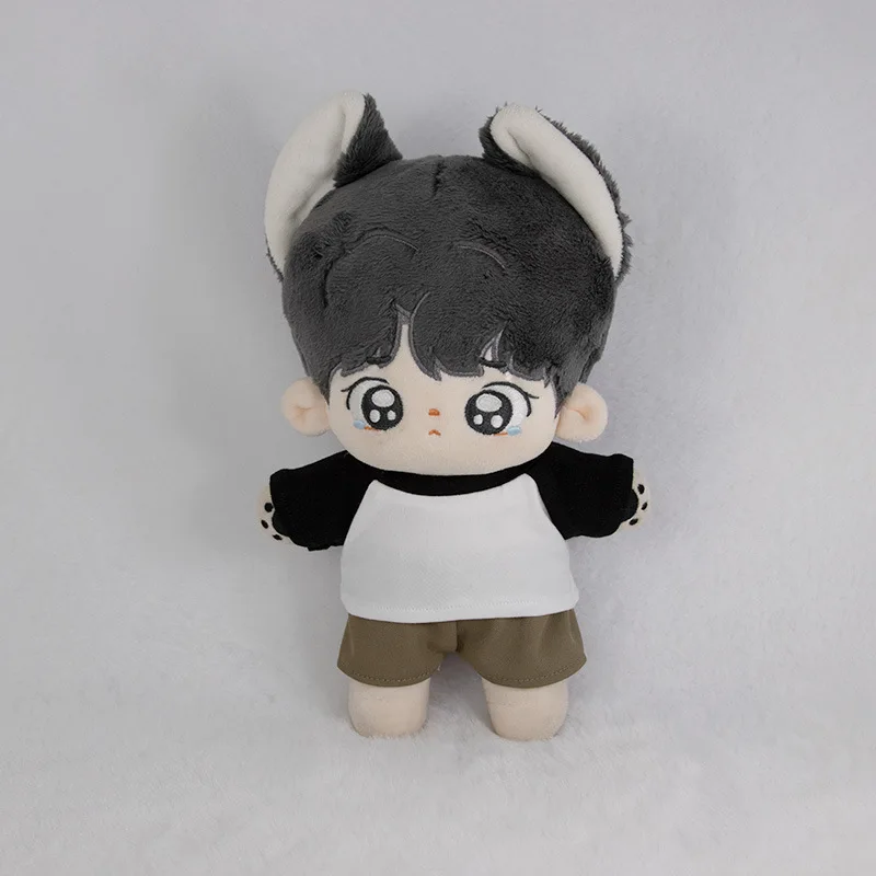 Doll Clothes for 10/15/20cm Idol Doll Outfit Accessories Casual Solid Shirt Color for Super Star Dolls Toys Collection Gift