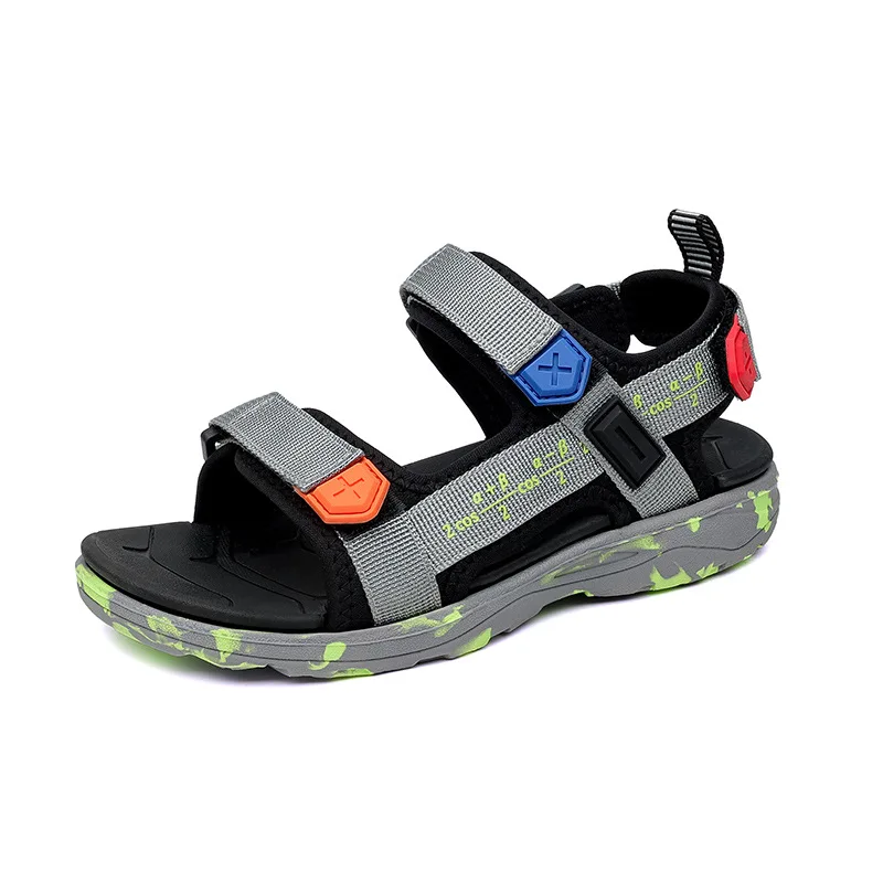 

New Summer Korean Style Boys' Soft-soled Sandals Children and Teenagers Fashion Beach Shoes