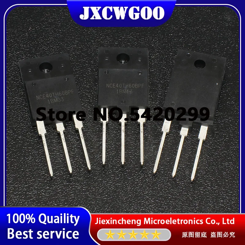 Imagem -02 - Original Igbt Nce40th60bpf Nce40th60bp Nce40th60 600v 40a To3pf Igbt 10 Pcs Novo