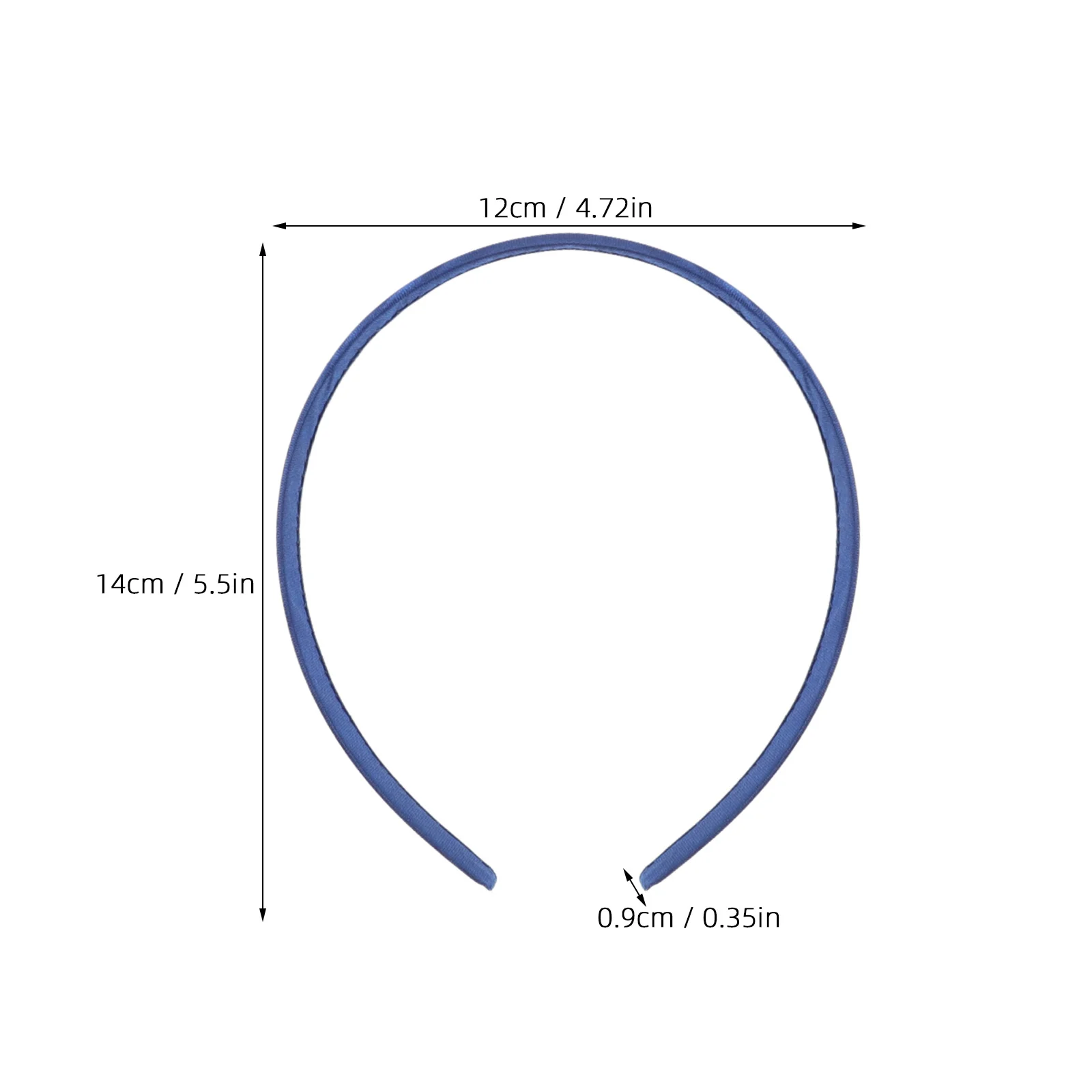 5 قطع من عصابات الرأس العصرية للنساء، مادة قماش ناعمة ملونة، تصميم غير قابل للانزلاق لعصابة رأس الشعر السميك أو الرقيق #2