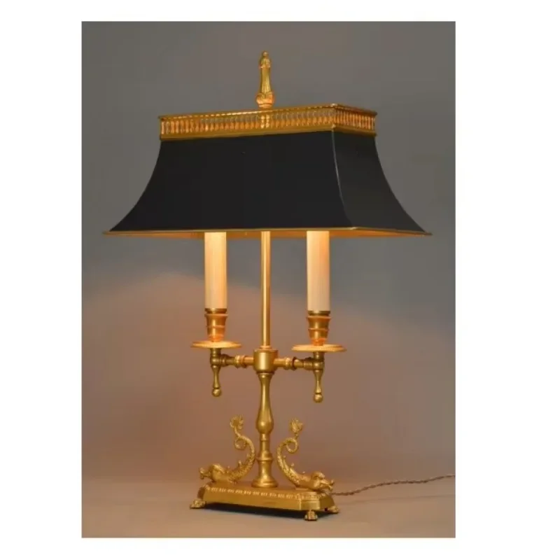 Custom metal table lamp with unique design, brass body E26 bulb base, price guaranteed to be the best