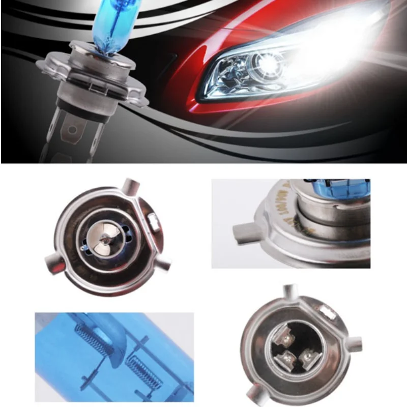 2Pcs H7 100W 12V 55W Super Bright White Fog Lights Halogen Bulb High Power Car Headlights Lamp Car Light Source Parking