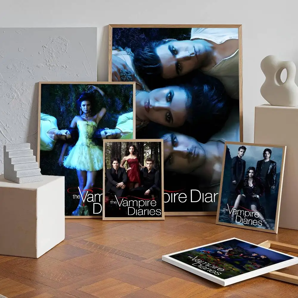 The Vampire Diaries DIY Sticky Poster Whitepaper Prints Posters Artwork Vintage Decorative Painting