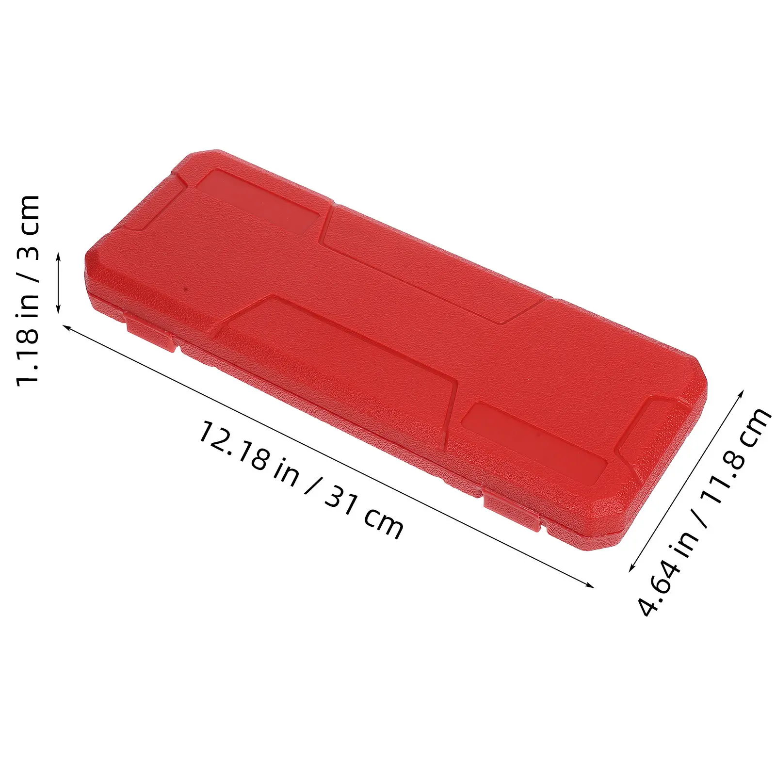 Vernier Caliper Storage Box 0-200Mm Rugged Plastic Protective Case Portable Travel-Friendly Tool Box for Caliper Ruler Holder