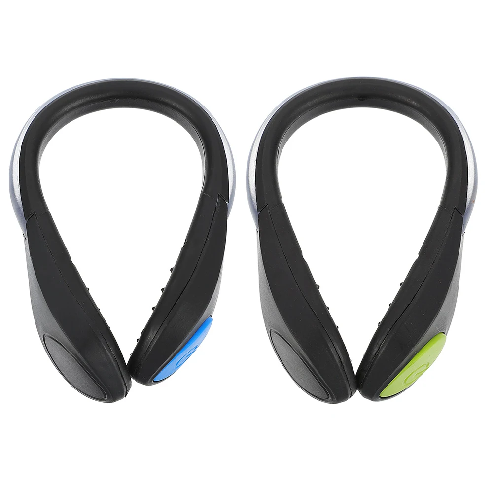 2 قطعة مشبك LED للأحذية خفيف الوزن للغاية ومشابك أحذية متوهجة للجري والتسلق وركوب الدراجات أثناء المشي ليلاً #3