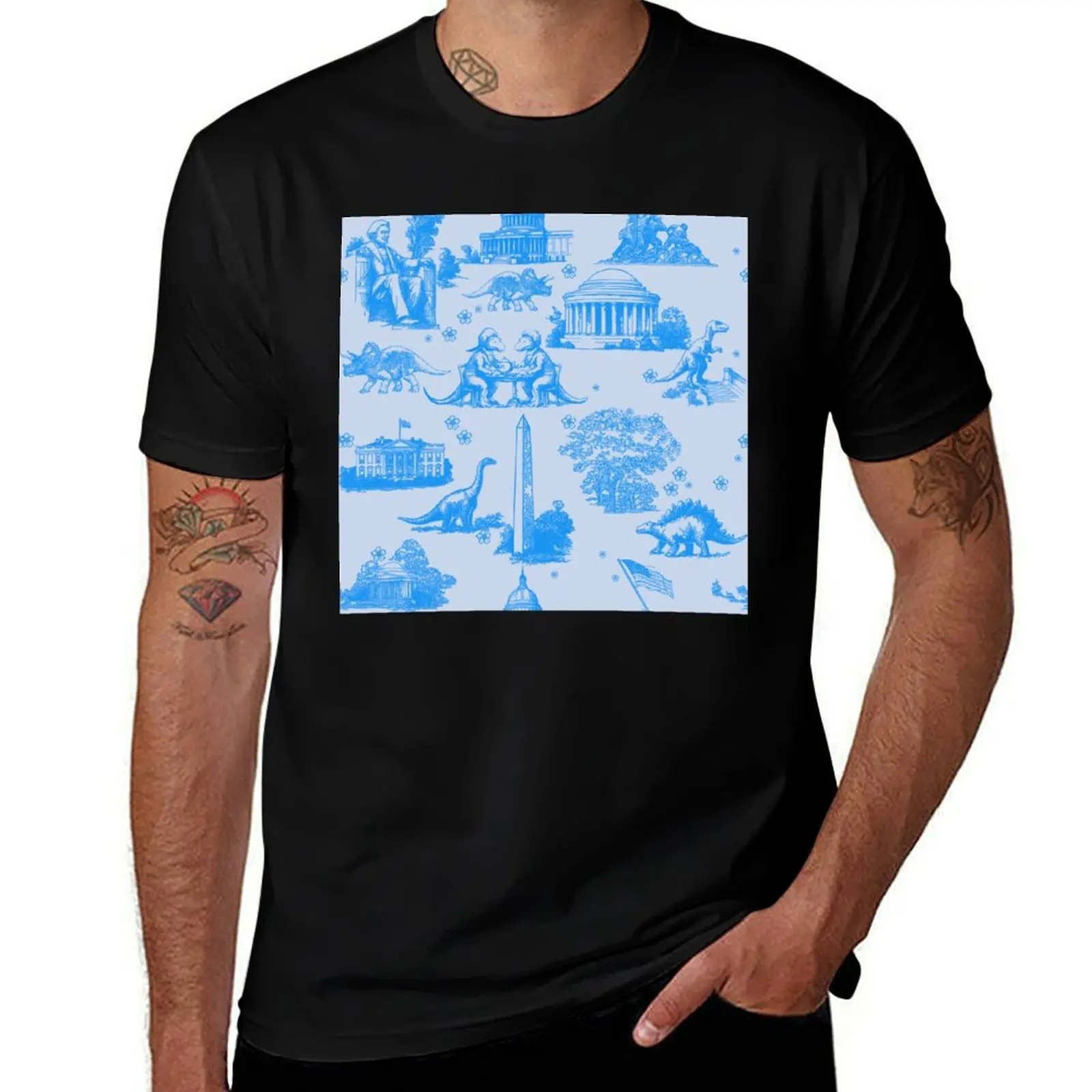 

Dinosaurs In Washington T-Shirt graphics Clothing essential t shirt anime shirts men