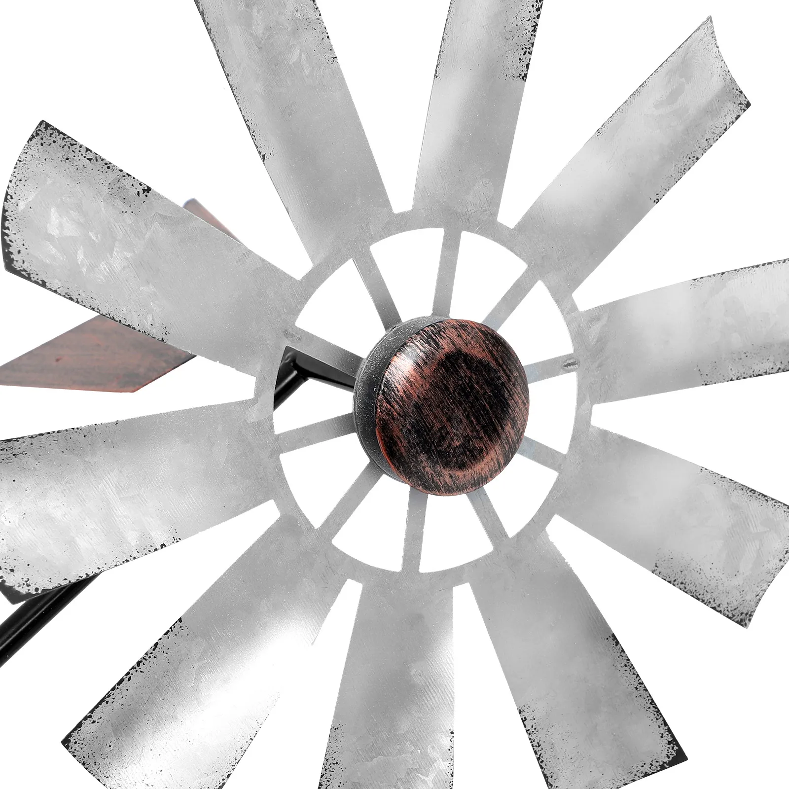 

Iron Metal Large Windmill Decoration Rotatable Outdoor Garden Pinwheel Yard Decor Durable Sturdy Wind Spinner for Lawn