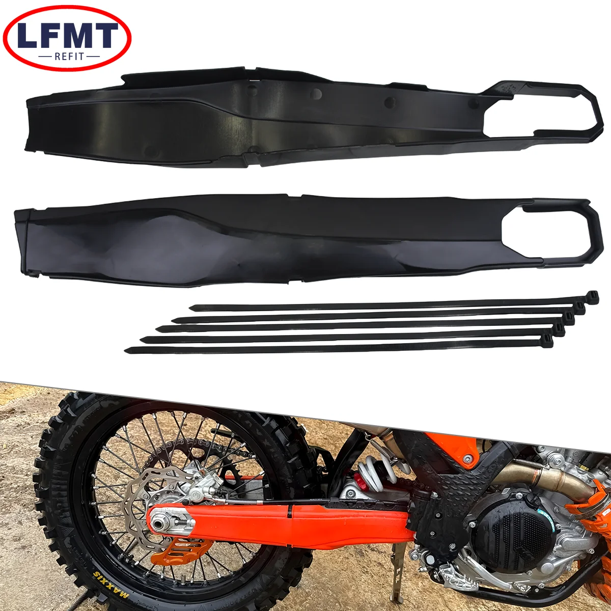 Motorrad-Schwingenschutz für KTM EXC EXCF XCW XCFW TPI Six Days 125 150 200 250 300 350 400 450 500 2012-2023