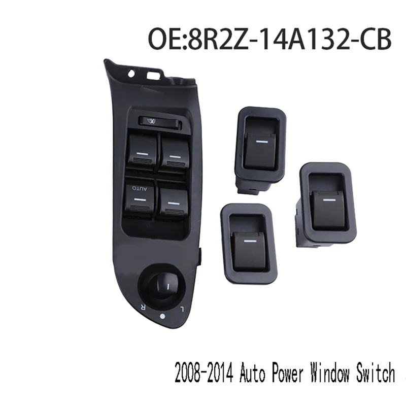 

For Ford Falcon FG Sedan 2008-2014 New Auto Power Window Switch Glass Lift Switch 8R2Z-14A132-CB-A54R