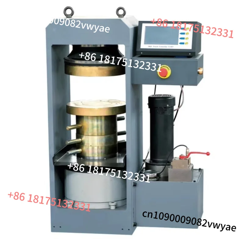 Compression testing machine 2000 KN capacity, high stability 200 MM cube and cylinder 160X320 MM