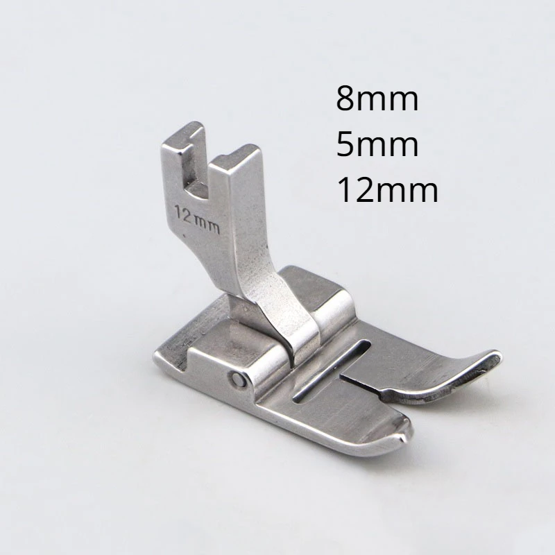 20U Splicer T-Shaped Car/Curved Seam/Triangle Needle Iron Presser Foot 8mm/12mm