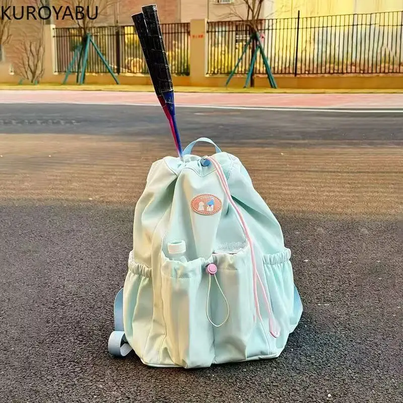 

Fashion Drawstring Backpack for Women Large Capacity School Student Backpacks Streetwear Casual Waterproof Computer Bag Unisex