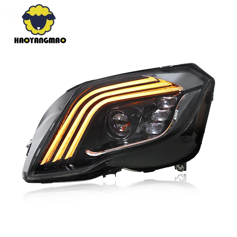 

Applicable to Applicable to13-15Mercedes-BenzGLKHeadlight Assembly Modified to Maybach StyleLEDDaytime Running Light Flowing Lig