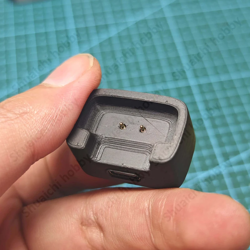 1PCS Voor DJI Mic Mini Zender Opladen Dock Type C Interface 5V Ingangsspanning 3D Afdrukken Lader basis Vervangende Onderdelen