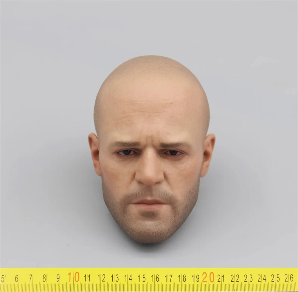 

For Sale 1/6 ES 26071S The Russian Tough Guy Man FSB Mission Team Leader Male Head Sculpt Carving Bald Version Goggles For 12"