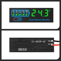 3S-12S 18650 Li-ion Lipo Lithium 7-55V Lead Acid Battery Level Indicator Tester LCD Display Meter Module Capacity Voltage Meter