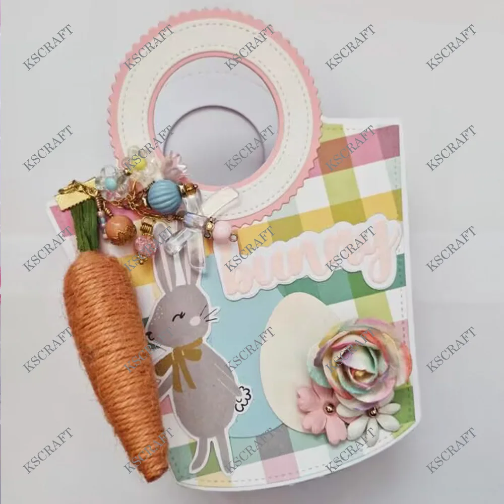 KSCRAFT 3D torba wiosenna wykrojniki szablony dla DIY Scrapbooking dekoracyjne tłoczenie kartki DIY — zdjęcie 4