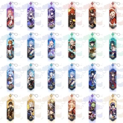 Game Impact Kuki Shinobu Beelzebul Raiden Ei Shogun Cosplay Costume Pendant Props Two-sided Acrylic Keychain Keyring