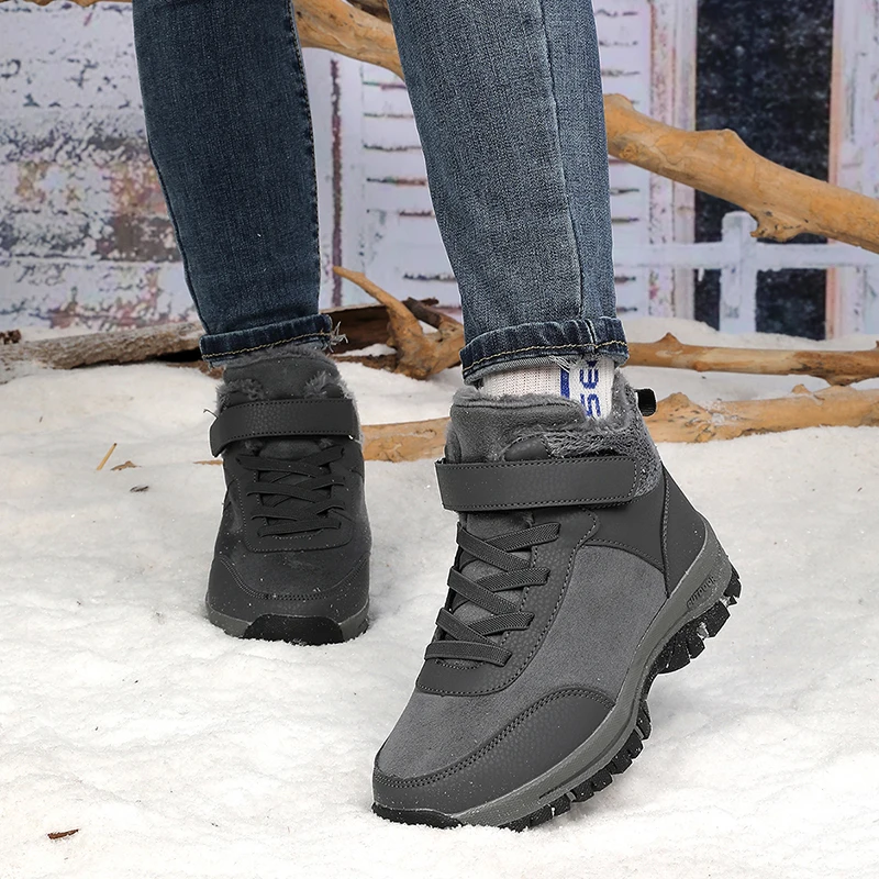 أحذية الثلوج الشتوية لعام 2025 للرجال، مبطنة بالفرو الصناعي، إصدار التسوق الجمعة السوداء، متينة، رائع؟