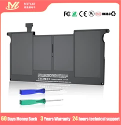 A1465 Battery A1406 A1370 A1495 Replacement Battery For Laptop MacBook Air 11 inch (Mid 2011 2012 2013 Early 2014 2015 Version)